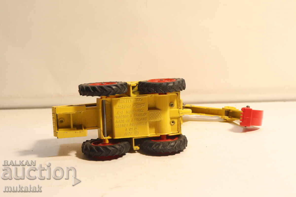 MATCHBOX  KING  SIZE   БАГЕР БУЛДОЗЕР  КОЛИЧКА  МОДЕЛ - 6