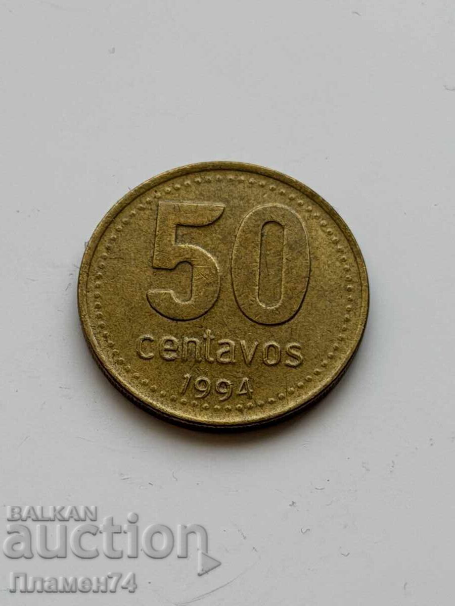 50 сентавос 1994 Аржентина