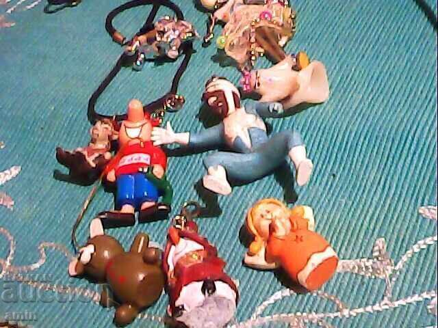 Livrarea Lot de 19 bucăți pietre de joc și suport chei