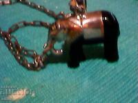 Κολιέ με ελέφαντα από πέτρα 45γρ