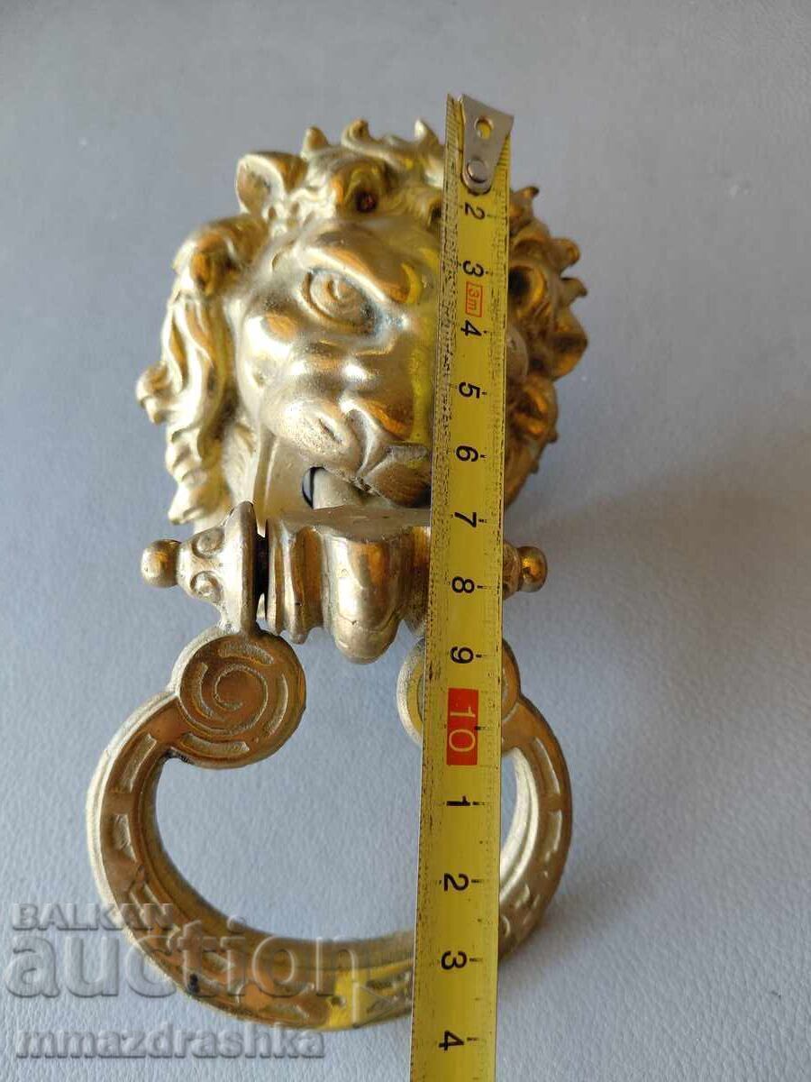 Bronze door knocker, clapper, UNUSED - 5
