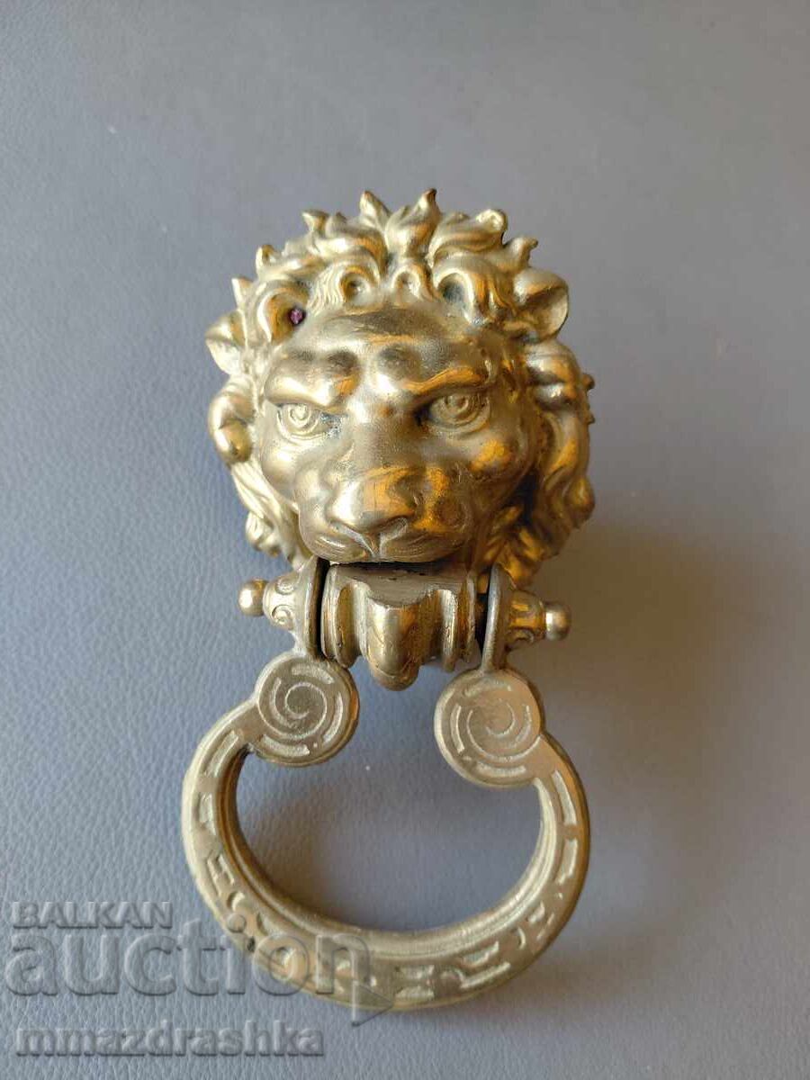 Bronze door knocker, clapper, UNUSED