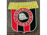 2015 Bulgaria insignă 50 ani clubul de fotbal Lokomotiv Sofia 1979