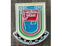2020 Bulgaria insignă club de fotbal DFS Cherveno Zname Radomir