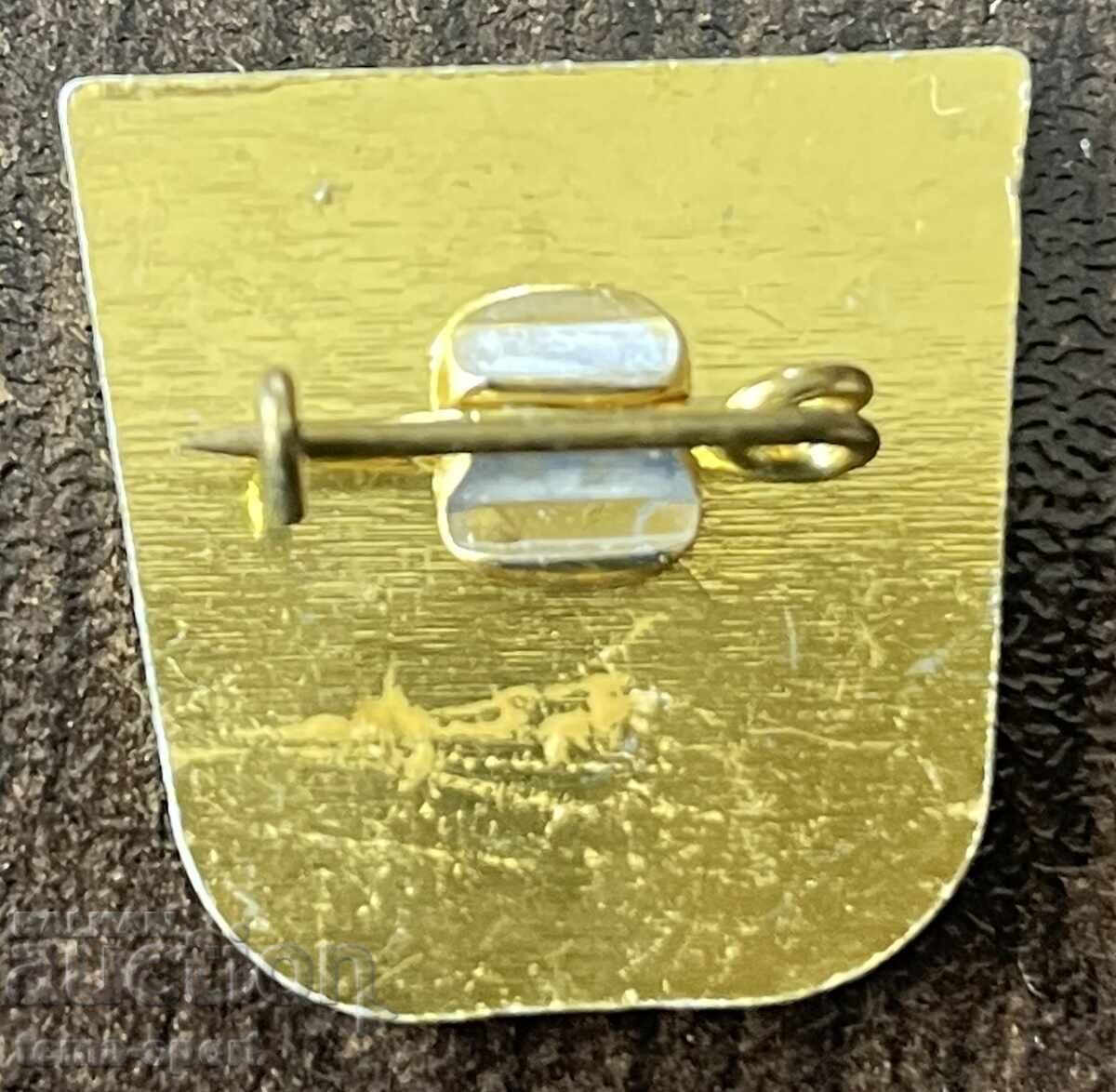 2027 Βουλγαρία σήμα 20 χρόνια ποδοσφαιρικός σύλλογος DFS Metallurg Pernik με τιμή € 3.00 | 5.87 BGN