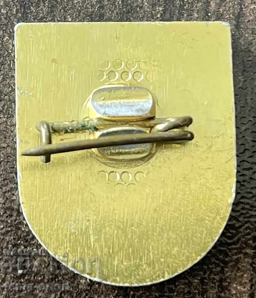 2030 Bulgaria insignă club de fotbal DFS Teteven cu preț € 4.00 | 7.82 BGN