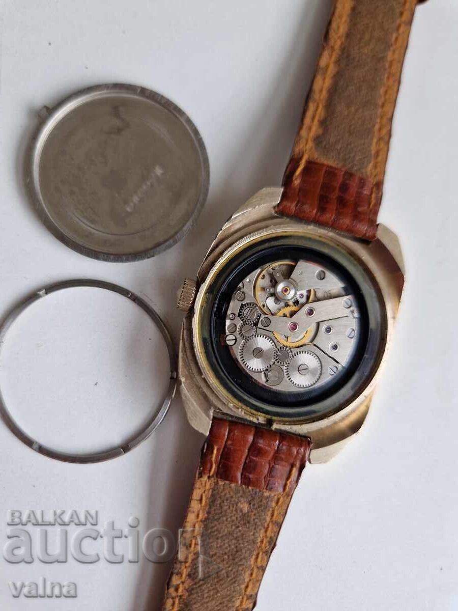 SLAVA cal. 2414, 21 rubine, întoarcere manuală, fabricat în URSS - 7