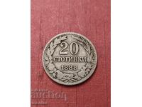 20 stotinki 1888