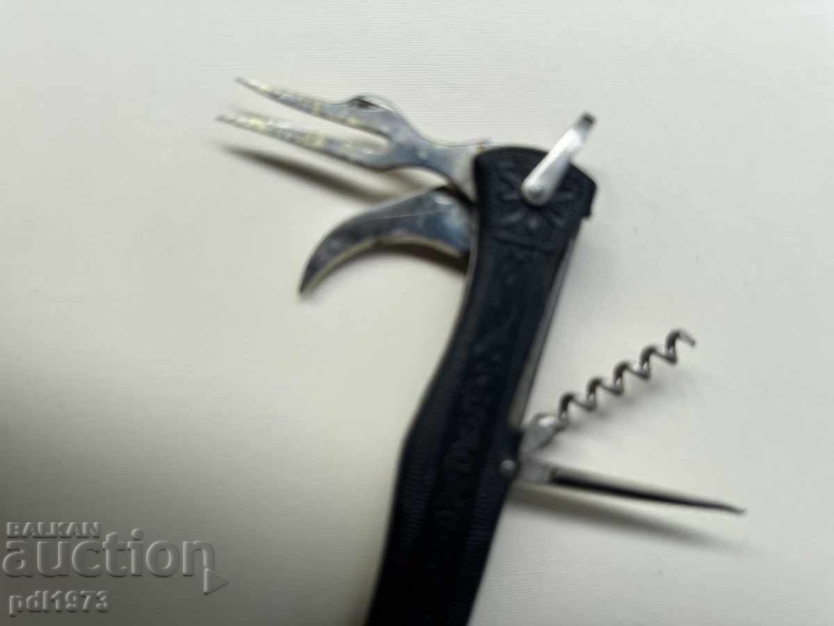 Folding Russian knife corkscrew fork with price € 8.00 | 15.65 BGN