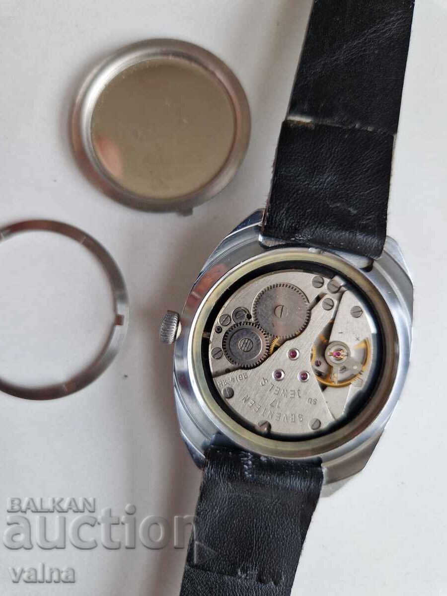 POLJOT кал 2614, 17 рубинови камъка, ръчно навиване СССР НОВ - 6