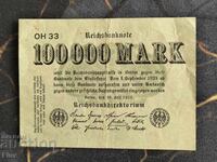 Bancnotă Reich - Germania - 100 000 mărci | 1923