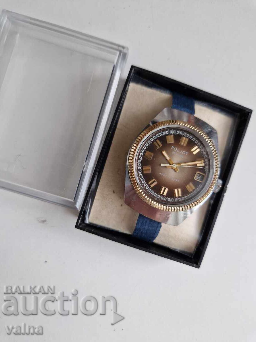 POLJOT automatic, 23 jewels, made in USSR, case 36mm, НОВ! POLJOT automatic, 23 jewels, made in USSR, case 36mm, НОВ!