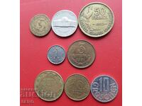 Смесен лот от 8 монети