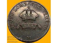 1 centesimo 1849 Italy Lombardo-Venice - quite rare