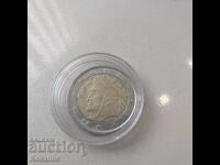 This item is a 2 euro collectible coin from Italy, em