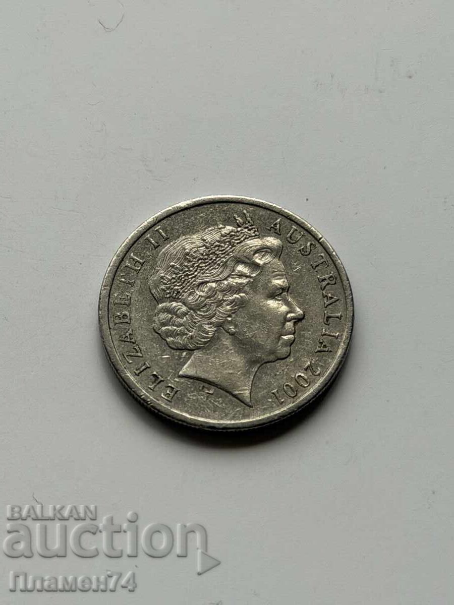 10 cenți 2001 Australia cu preț € 1.00 | 1.96 BGN