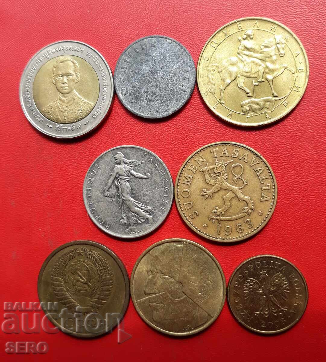 Смесен лот от 8 монети с цена € 0.51 | 1.00 лв.