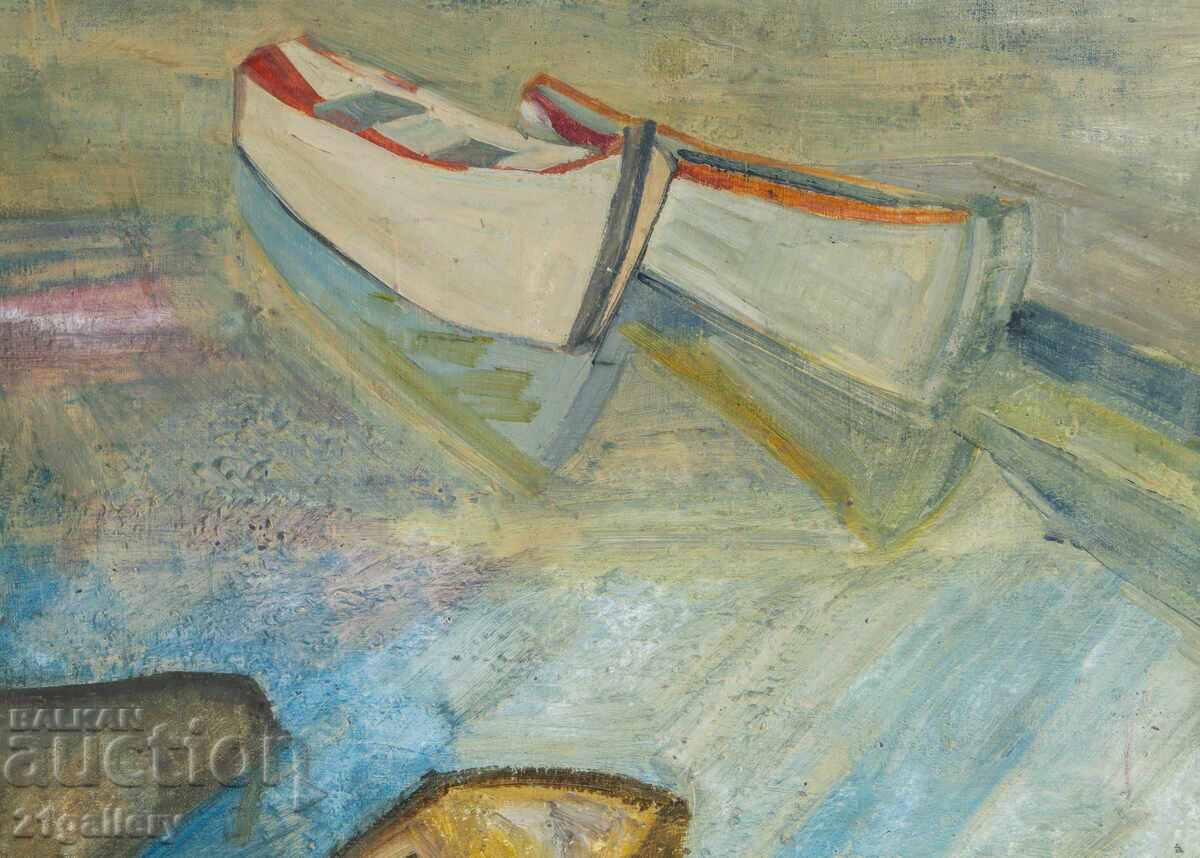 Licitație Pictură de Petăr Nenov, ulei pe pânză, peisaj