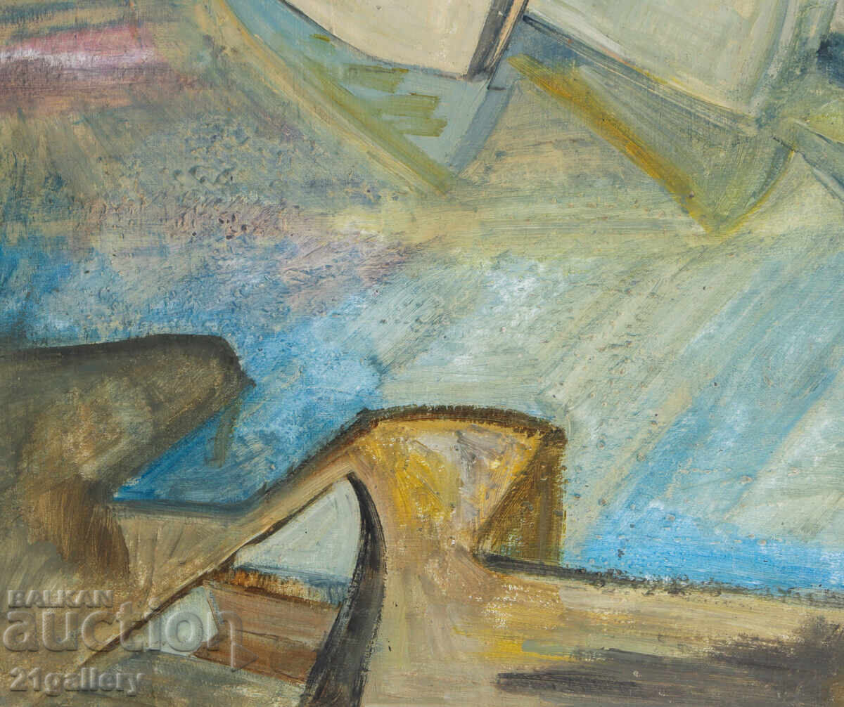 Livrarea Pictură de Petăr Nenov, ulei pe pânză, peisaj