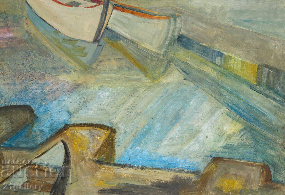 Pictură de Petăr Nenov, ulei pe pânză, peisaj - 5