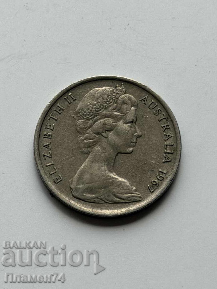 5 цента 1967 Австралия с цена € 0.50 | 0.98 лв.
