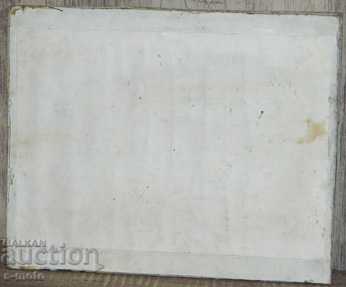 Tablou vechi pictură în ulei peisaj - 7