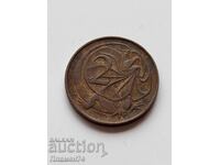 2 цента 1966 Австралия