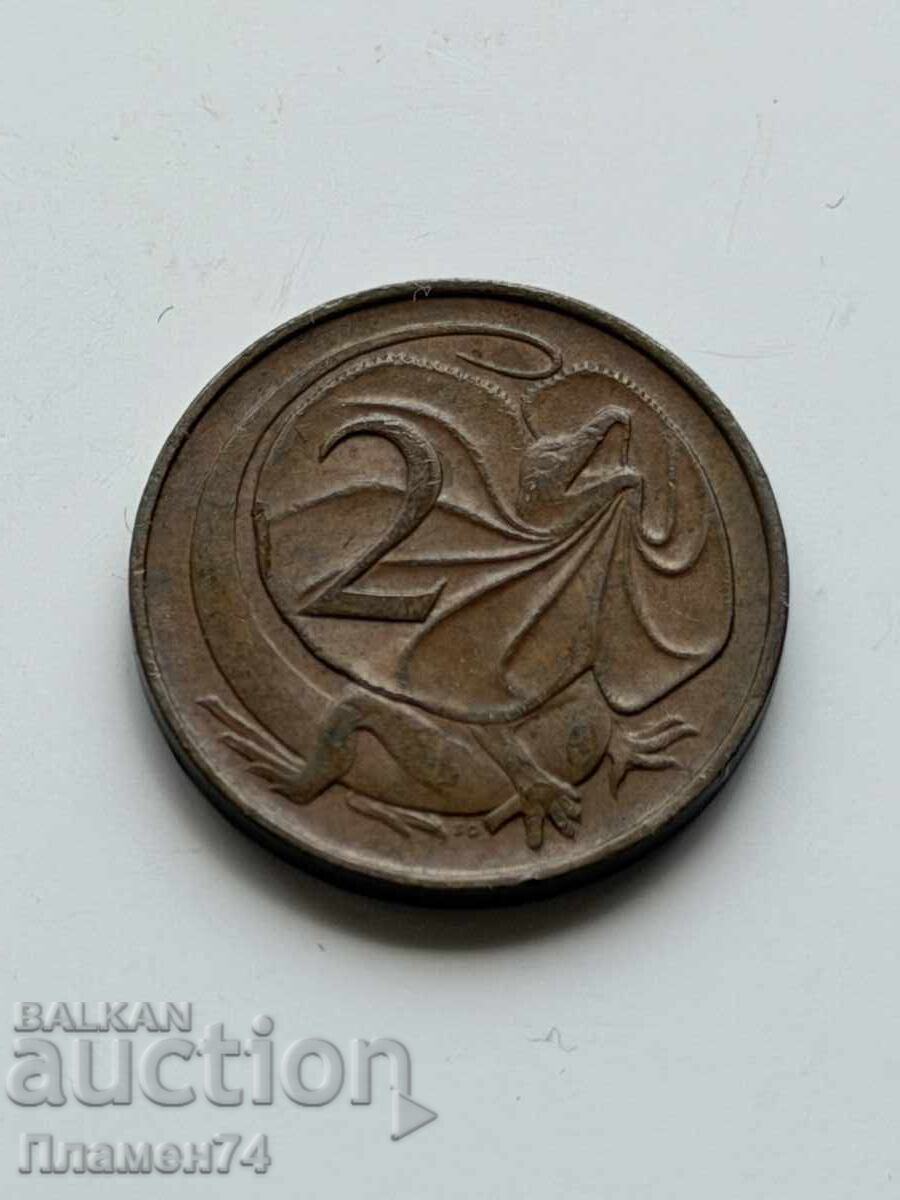 2 цента 1966 Австралия