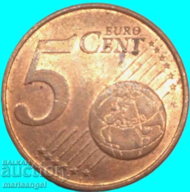 5 евро цента 2005 Нидерландия с цена € 1.00 | 1.96 лв.