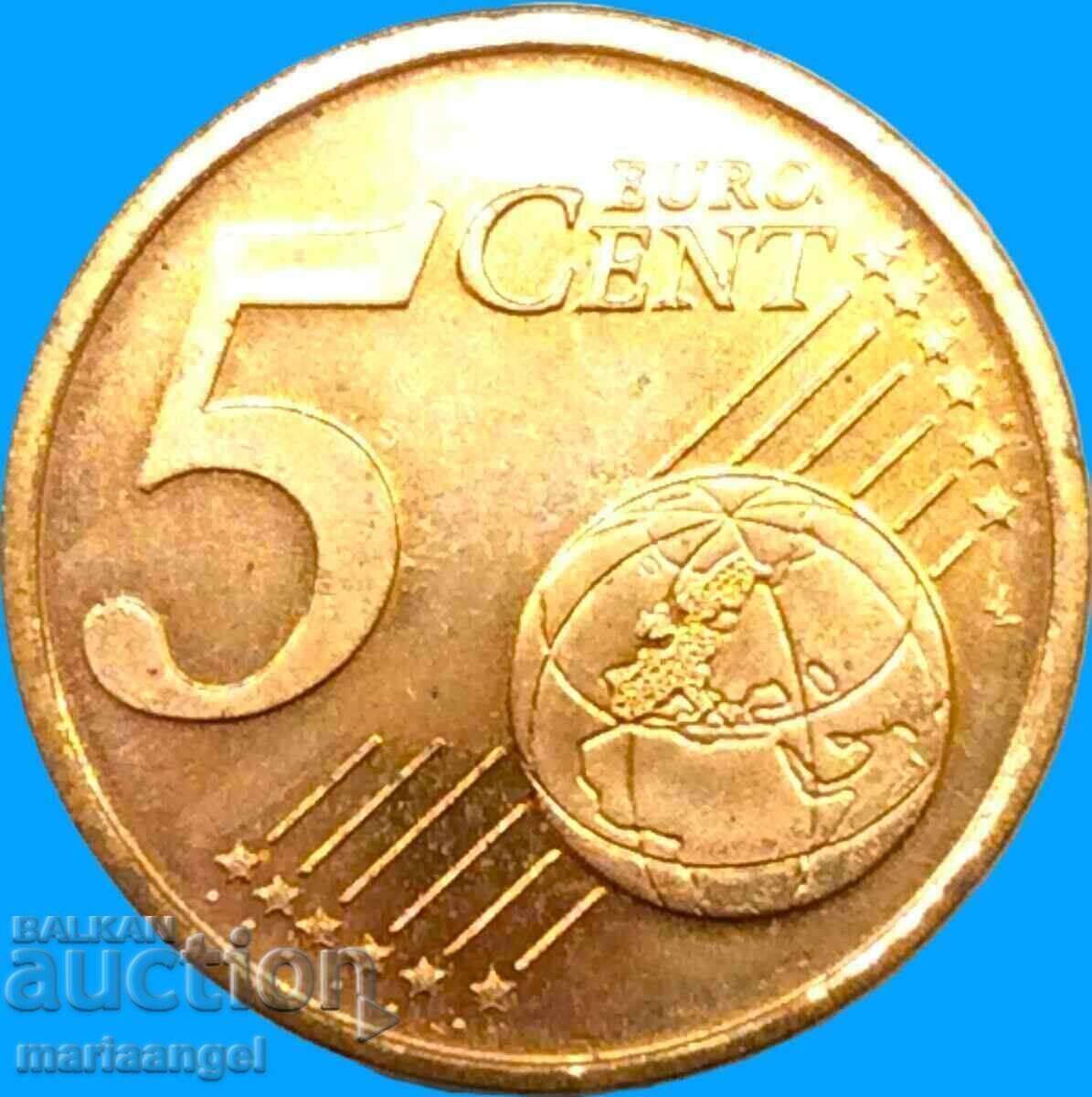 5 евро цента 2002 Ирландия - 6