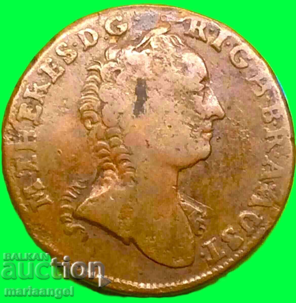 Livrarea 1 Kreuzer 1762 Austria K-Kremnitz Maria Theresa 10,57g