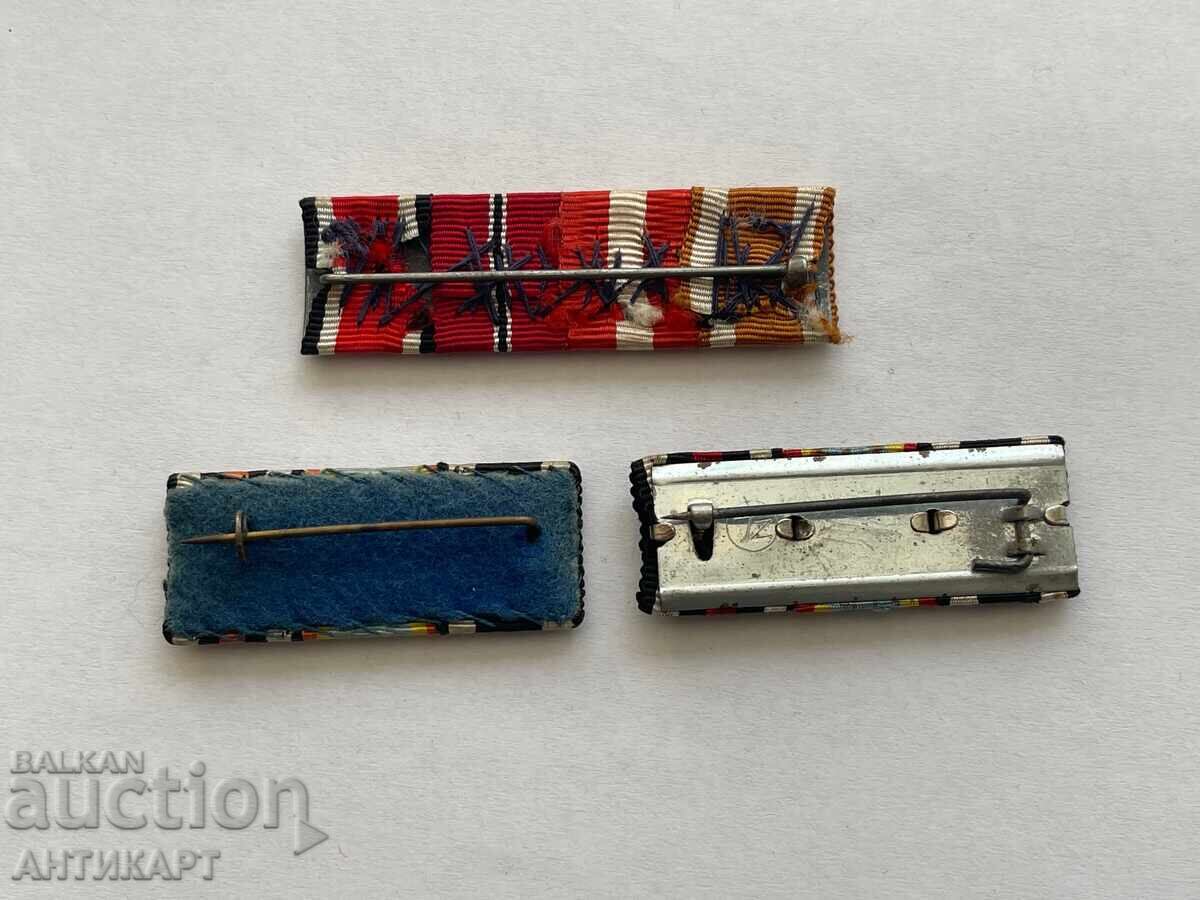 3 бр. ленти миниатюри ордени медали Германия Първа св. война с цена € 14.00 | 27.38 лв.