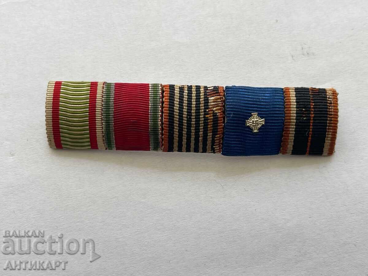 Ribbon bars miniatures orders medals Germany WWI and WWII