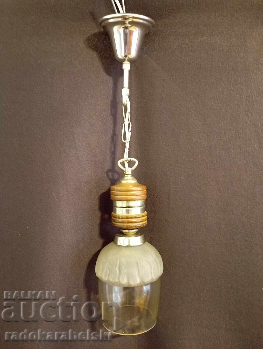 Два полилея със стъклени абажури с цена € 9.90 | 19.36 лв.