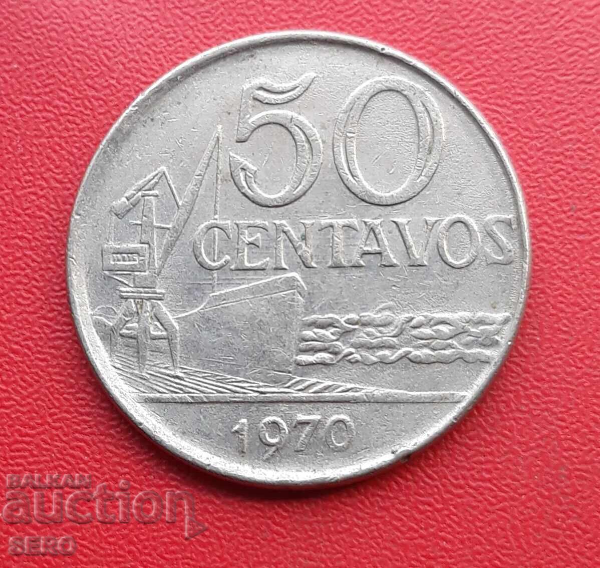 Brazilia-50 centavos 1970