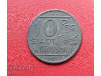Германия-Рейланд-Пфалц-Вормс-10 пфенига 1918