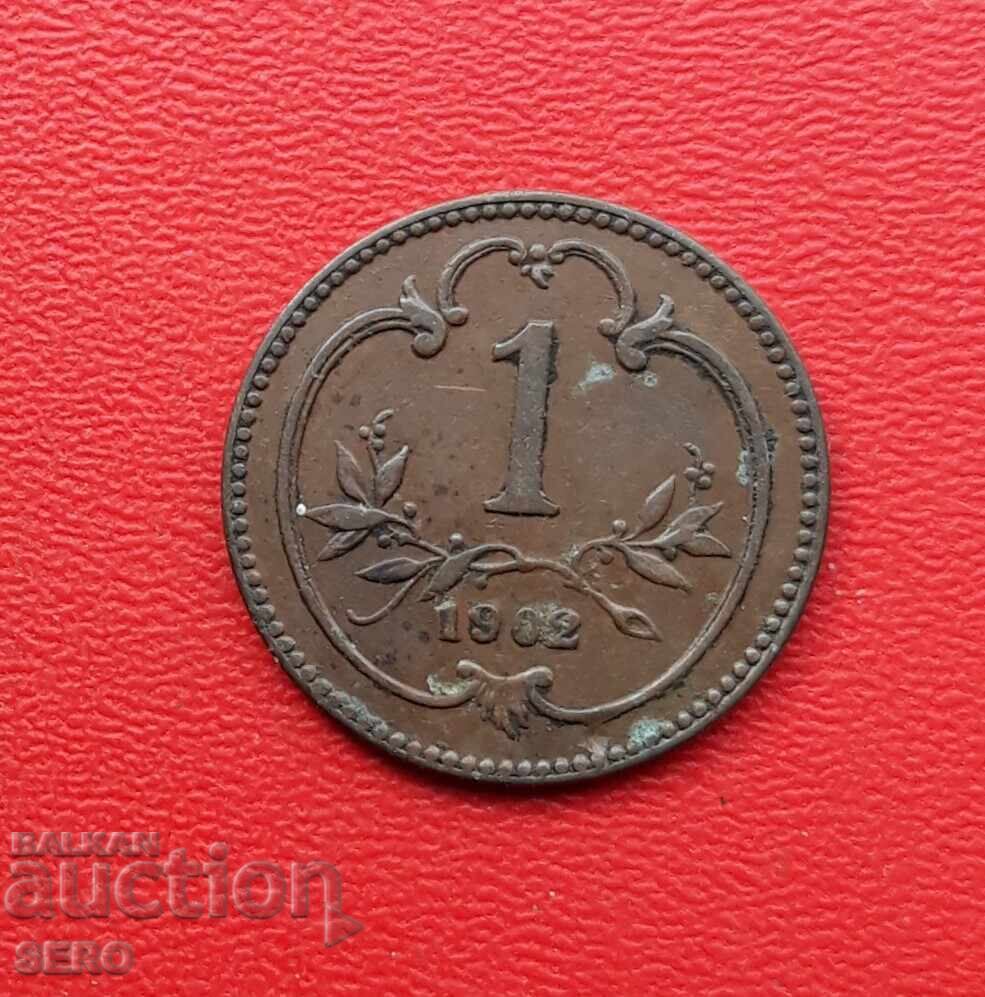 Австро-Унгария-1 хелер 1902