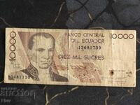 Banknote - Ecuador - 10000 sucres | 1995