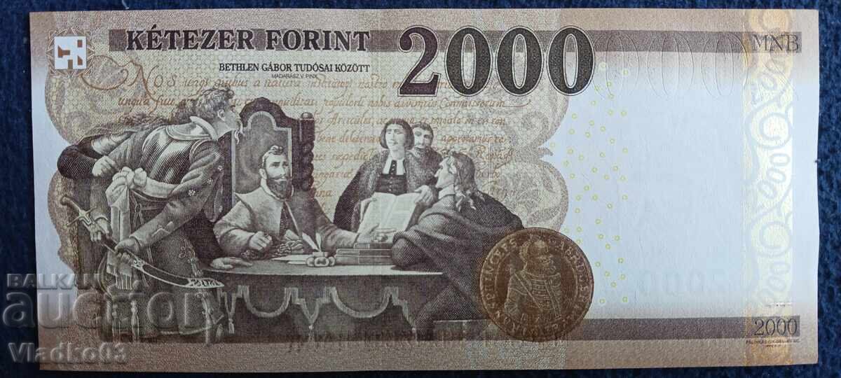 Hungary 2000 Forint 2020 uncirculated new with price € 9.90 | 19.36 BGN
