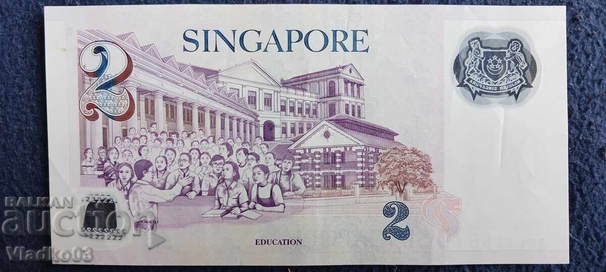 Σιγκαπούρη 2 δολάρια 2006 aUNC πολυμερές (πρώτη έκδοση) με τιμή € 2.85 | 5.57 BGN