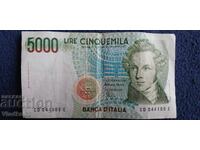 Italia 5000 lire 1985