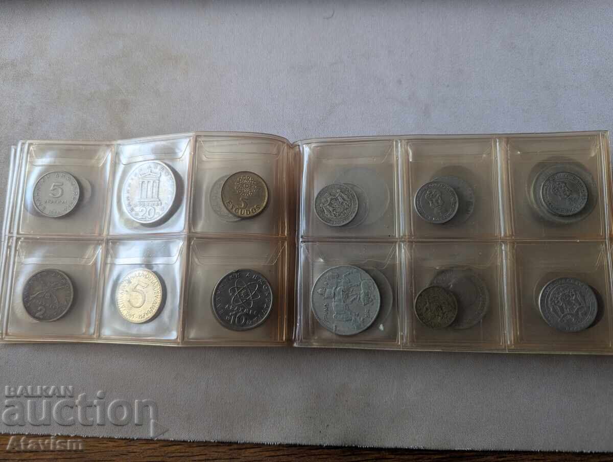 Аукцион Колекция от монети - 51 монети без повтарящи се