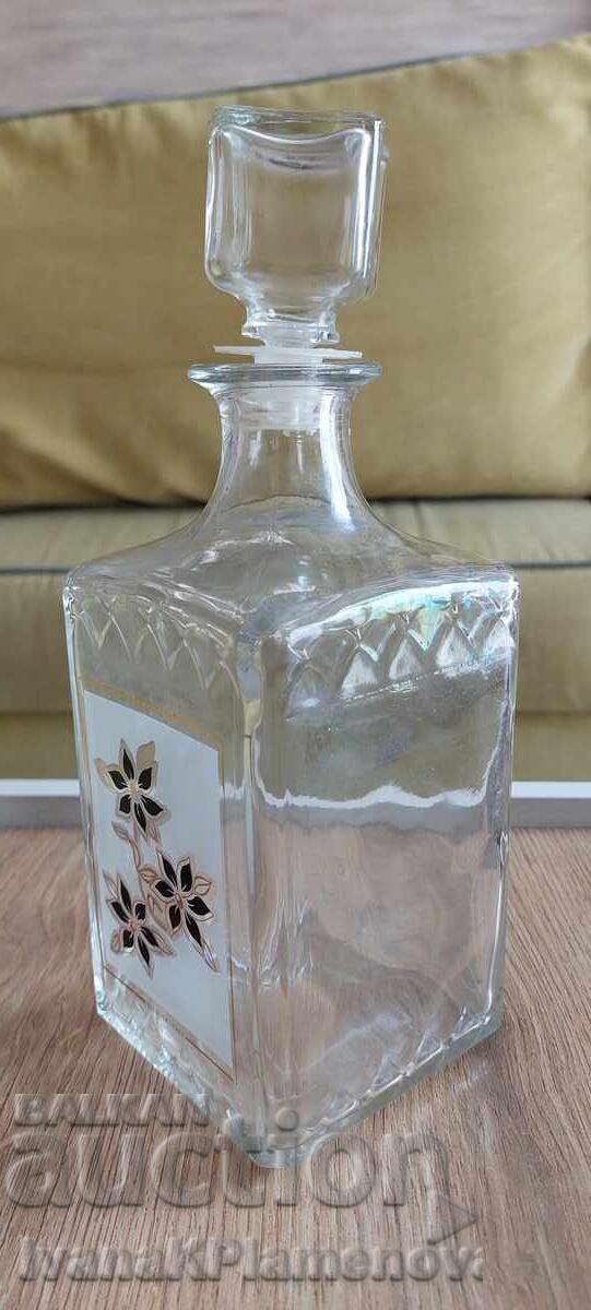 Auction  Vintage Italian glass decanter for connoisseurs