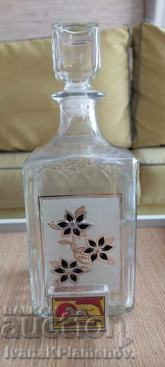Vintage Italian glass decanter for connoisseurs - 6