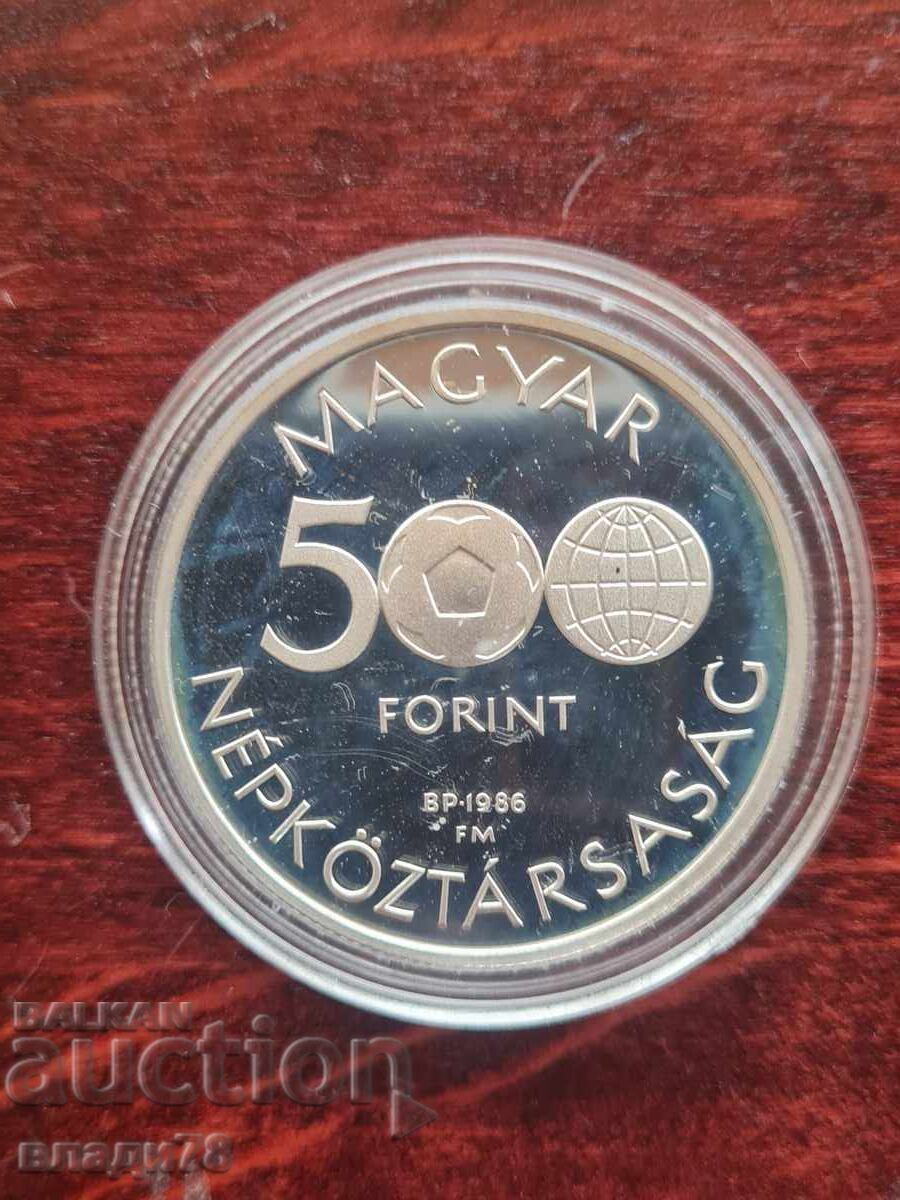 Livrarea Monedă de argint 500 forinți 1986