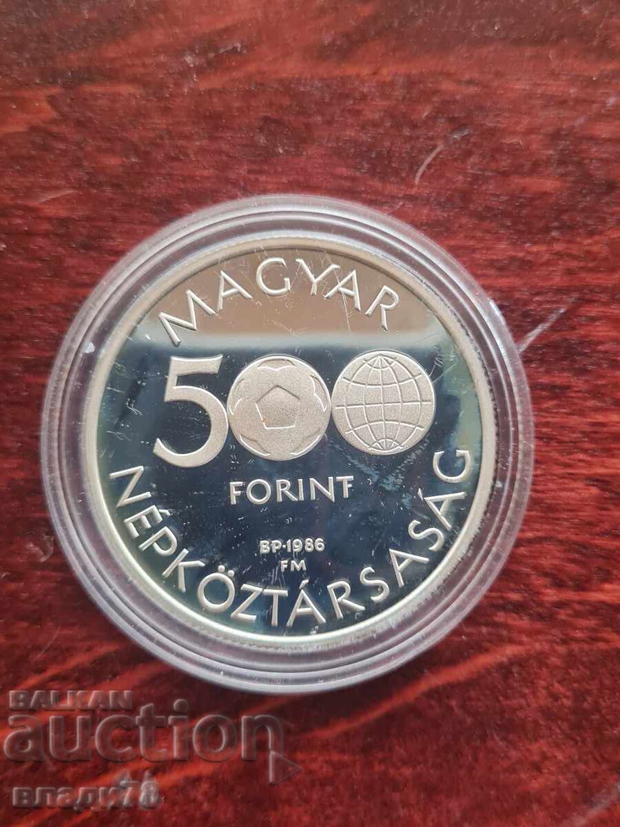 Δημοπρασία Ασημένιο νόμισμα 500 φιορίνια 1986