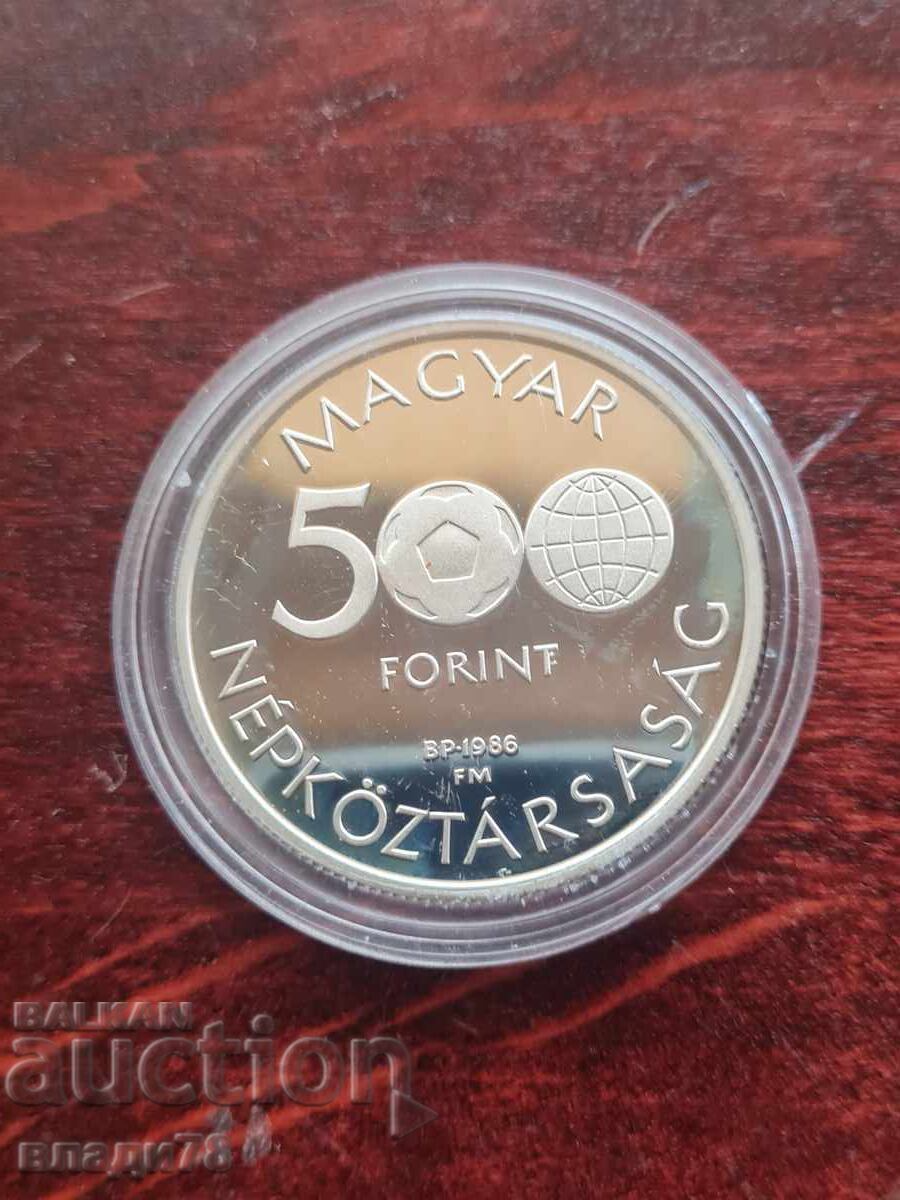 Ασημένιο νόμισμα 500 φιορίνια 1986