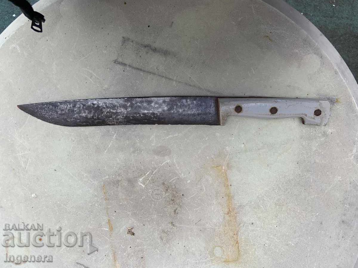 ANTIQUE KARAKULAK KNIFE FORESTER FORGED BLADE - 6