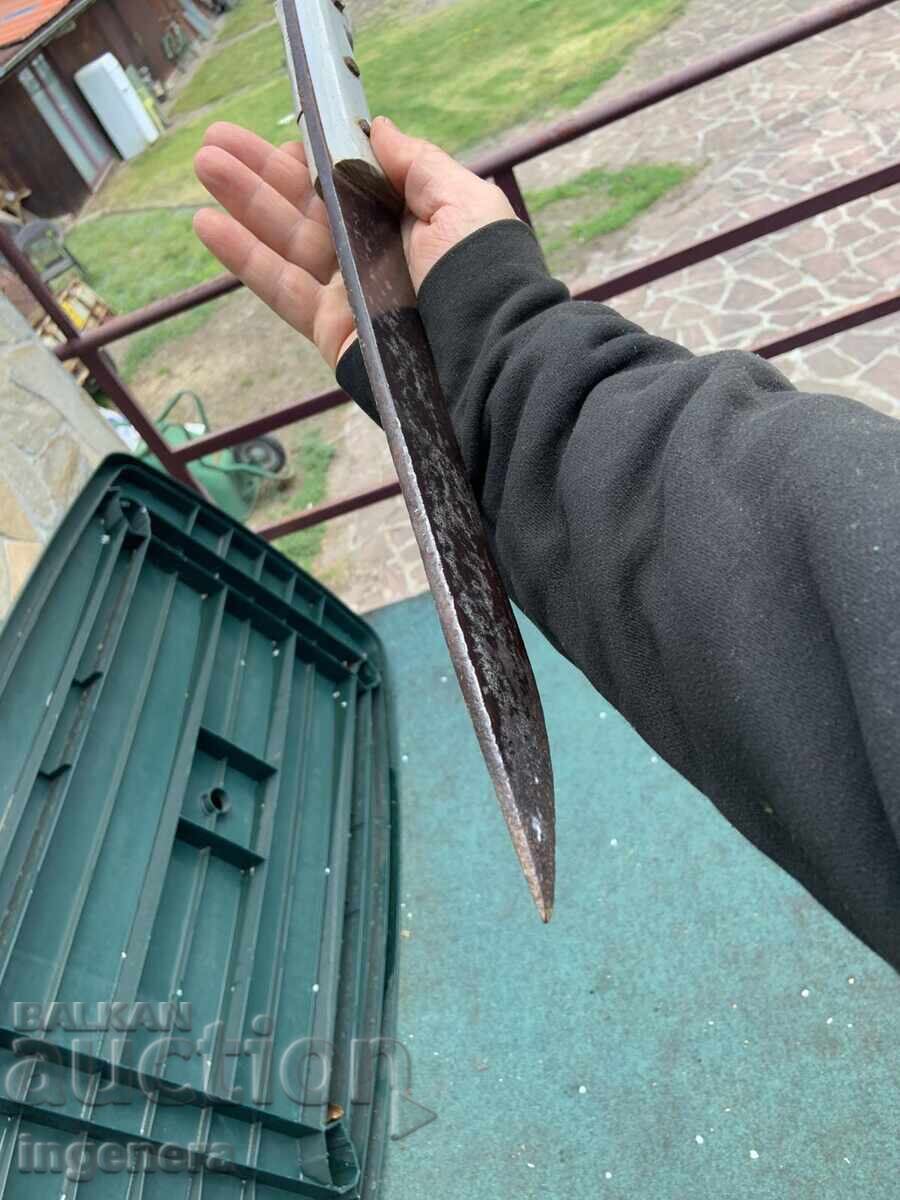 ANTIQUE KARAKULAK KNIFE FORESTER FORGED BLADE - 7