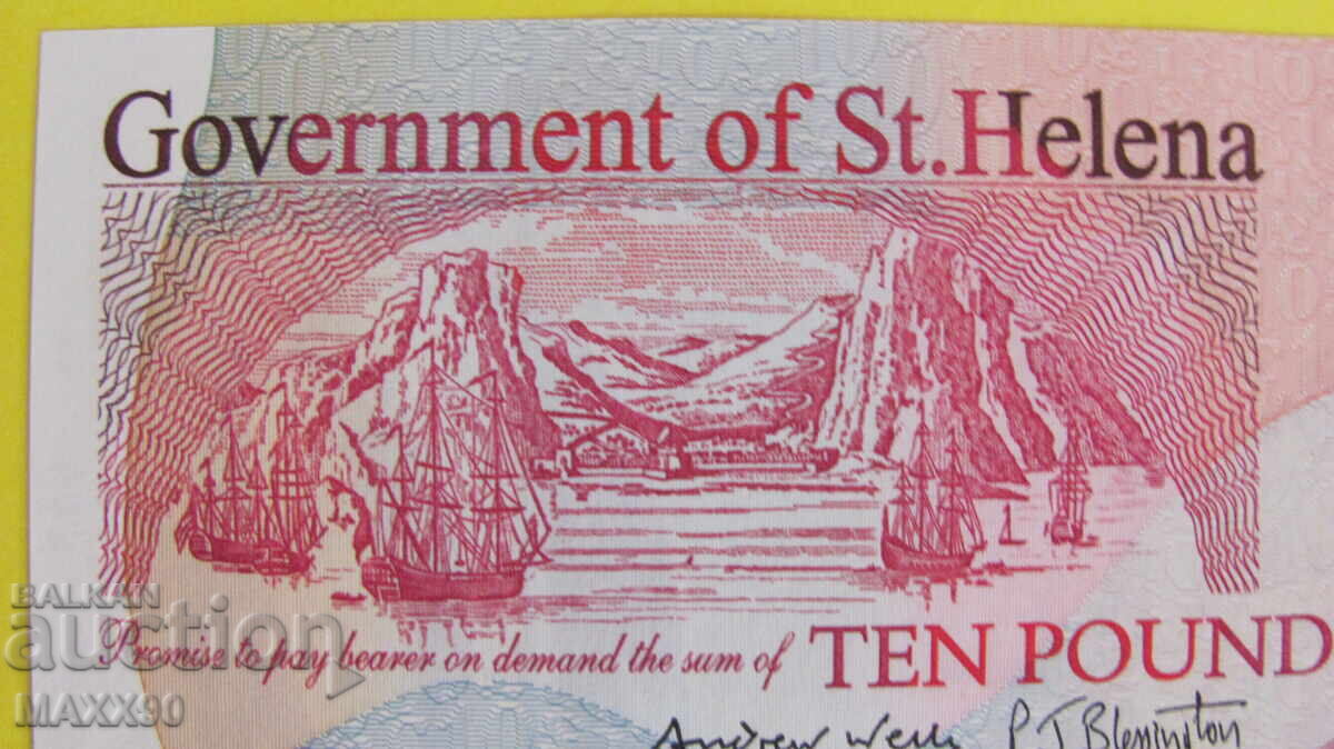 10 lire Insula Sfânta Elena UNC - 5